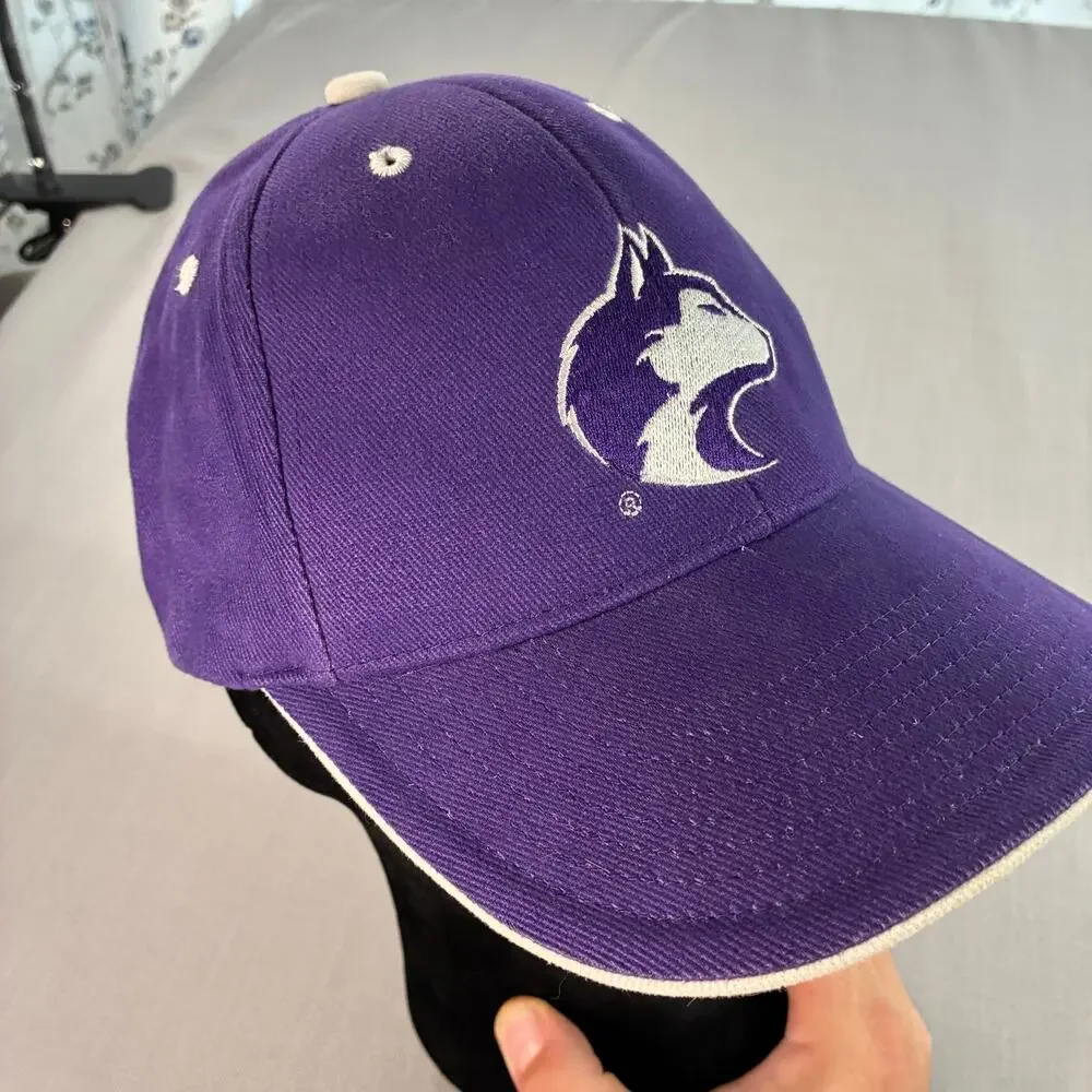 Washington Huskies Purple Hat NCAA Adjustable Strapback Cap Bigatures